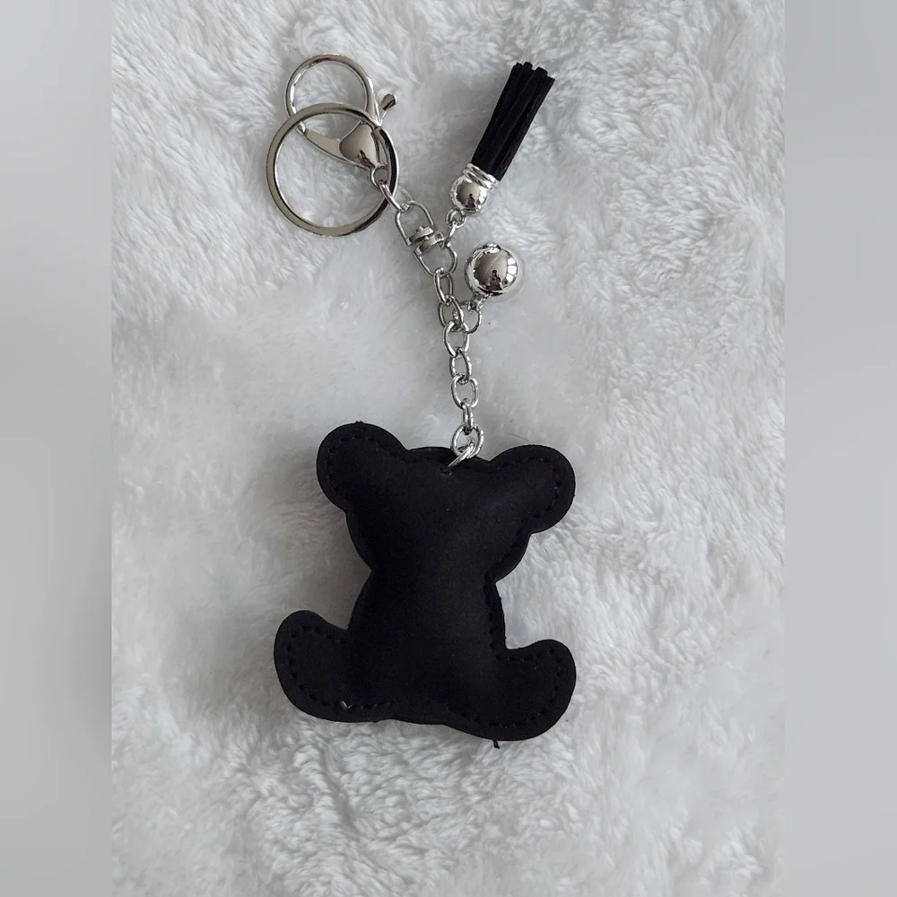 Panda Rhinestone Keychain Bag Charm